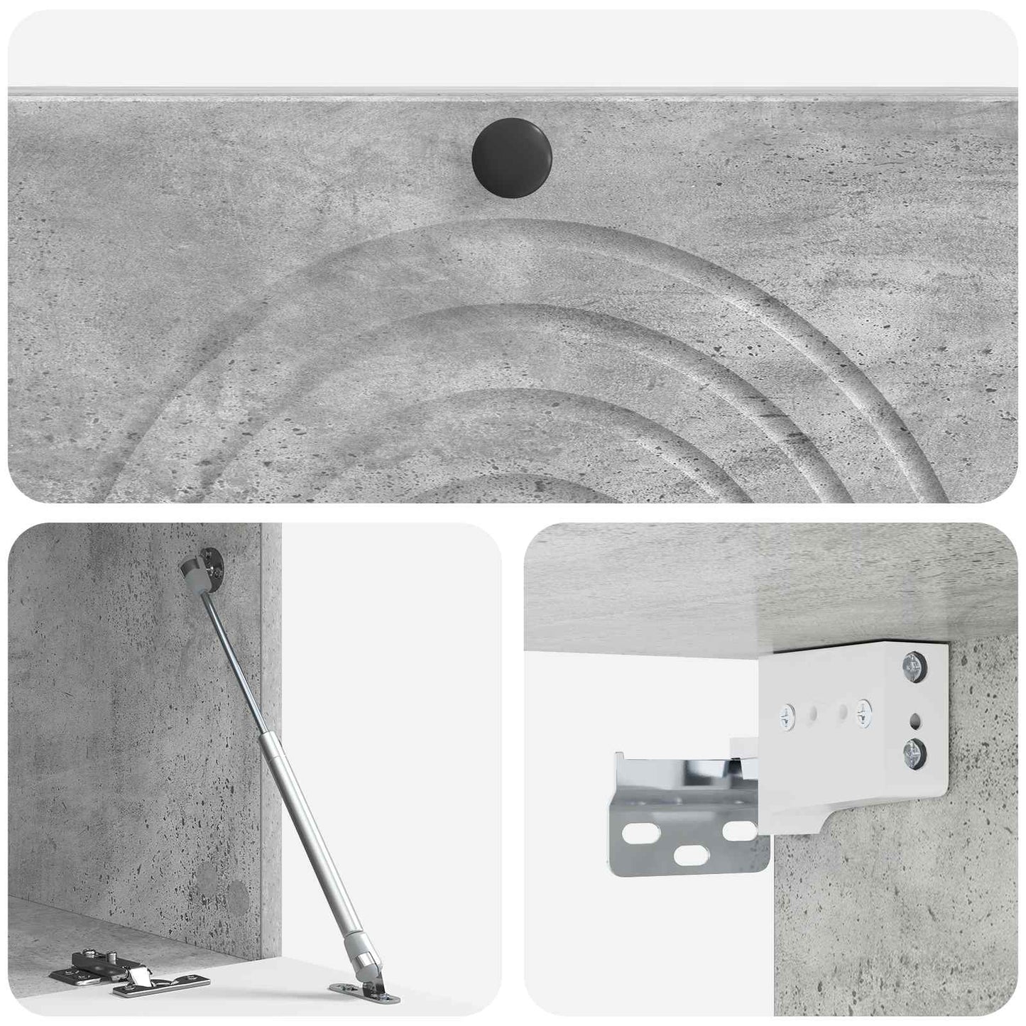 Mobile Porta TV da Muro Grigio Cemento 99 x 41 x 30 cm | homemem39