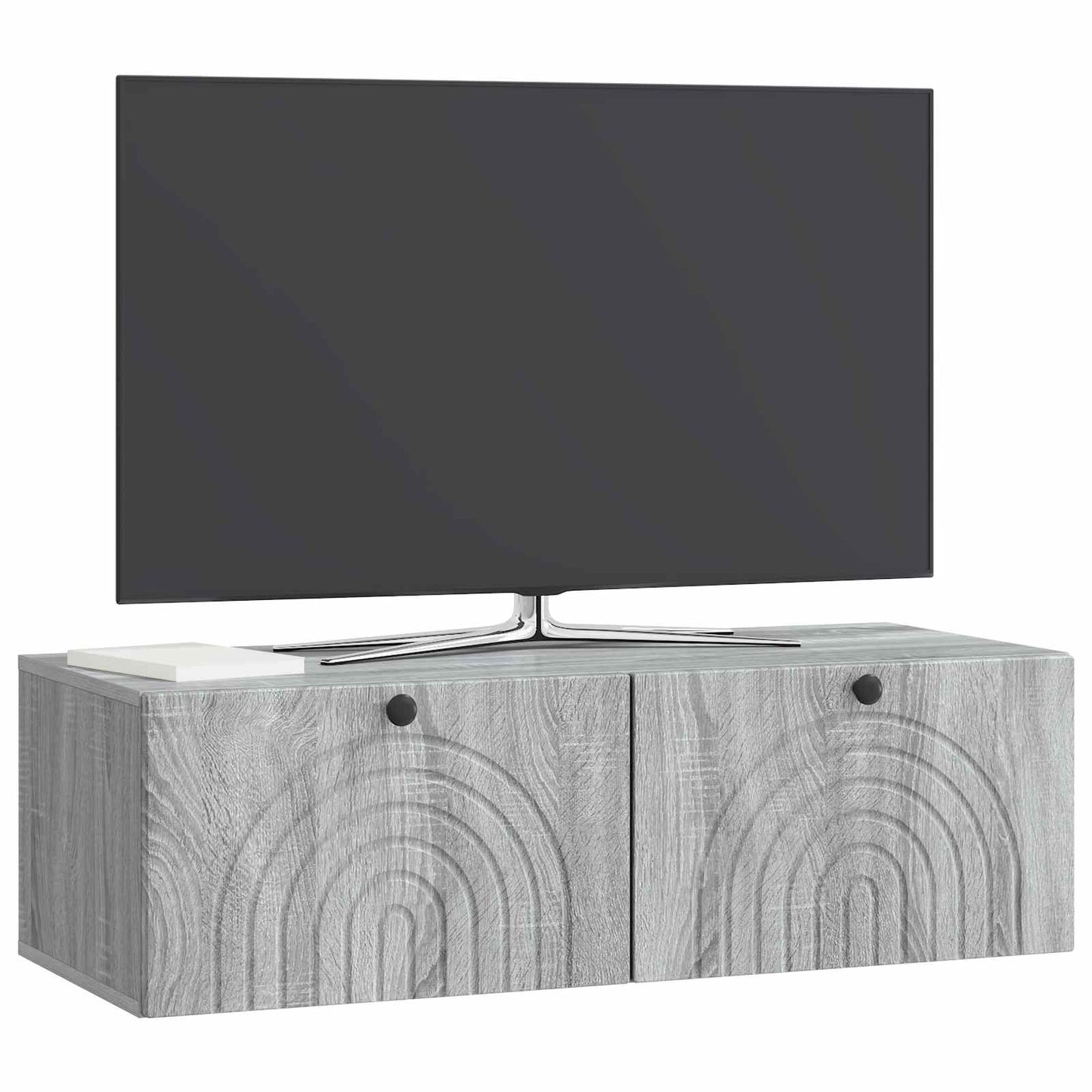Mobile Porta TV da Muro Grigio Sonoma 99 x 41 x 30 cm