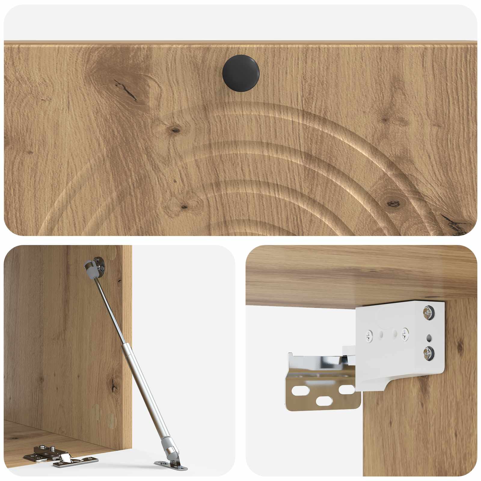 Mobile Porta TV da Muro Rovere Artigianale 99 x 41 x 30 cm | homemem39