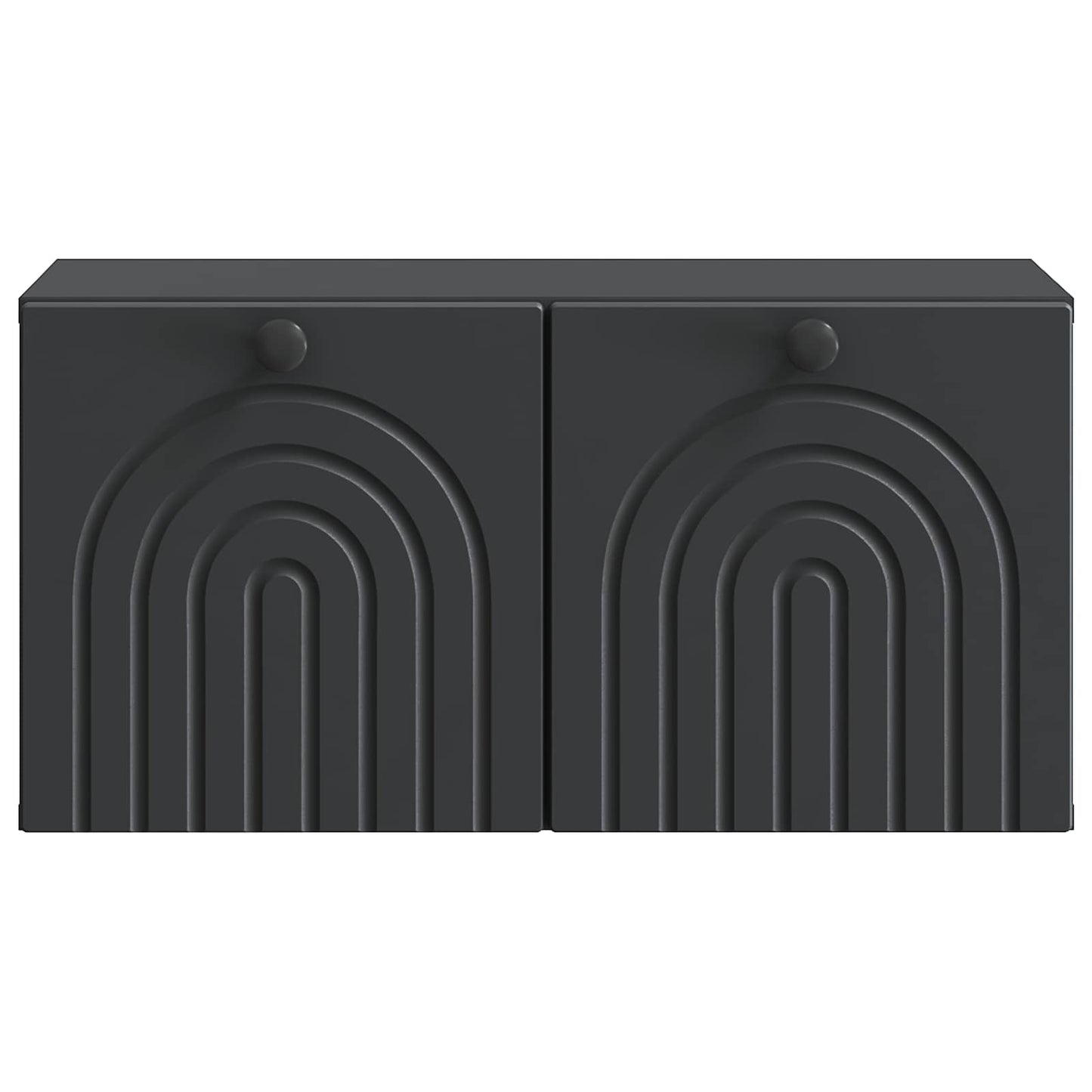 Mobile Porta TV da Muro Nero 59,5 x 31 x 30 cm