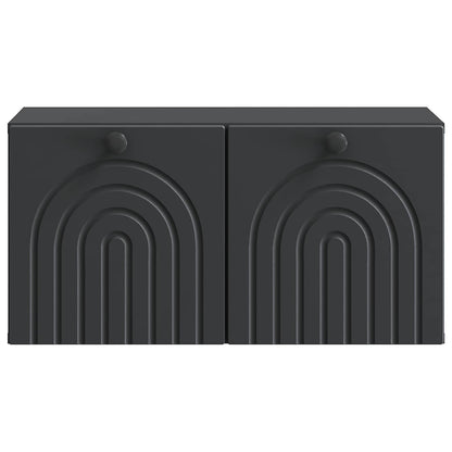 Mobile Porta TV da Muro Nero 59,5 x 31 x 30 cm