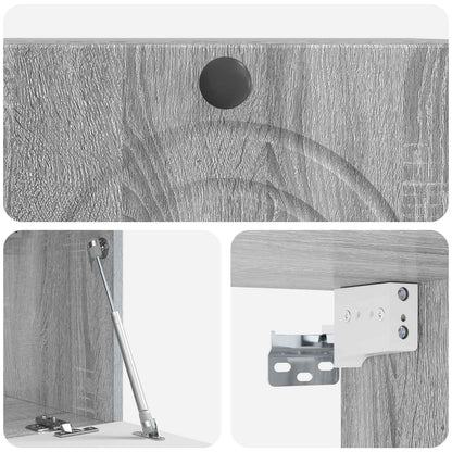 Mobile Porta TV da Muro Grigio Sonoma 59,5 x 31 x 30 cm | homemem39