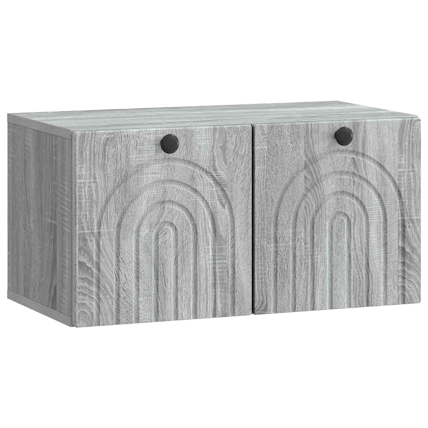 Mobile Porta TV da Muro Grigio Sonoma 59,5 x 31 x 30 cm