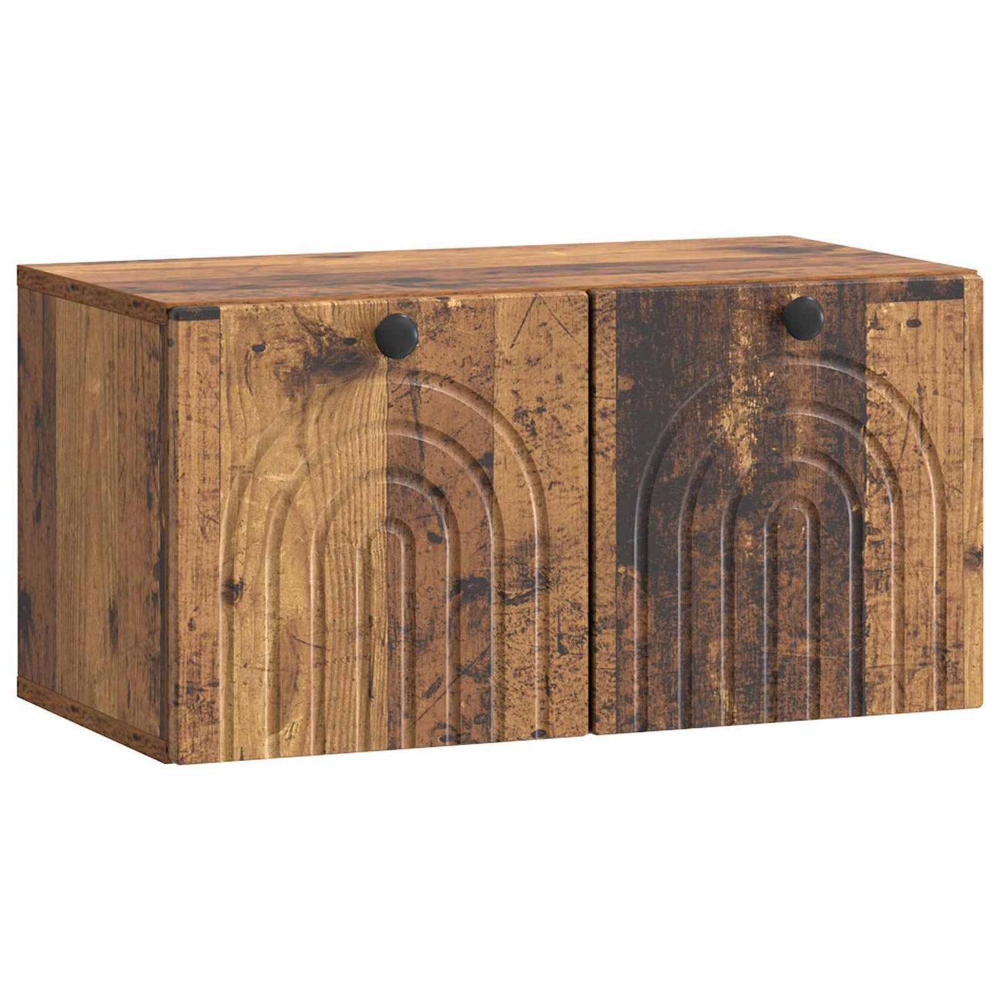 Mobile Porta TV da Muro Legno antico 59,5 x 31 x 30 cm