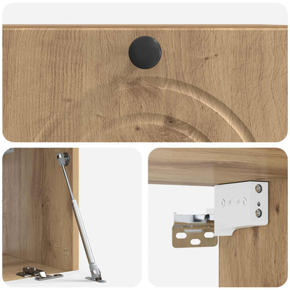 Mobile Porta TV da Muro 59,5 x 31 x 30 cm Rovere Artigianale