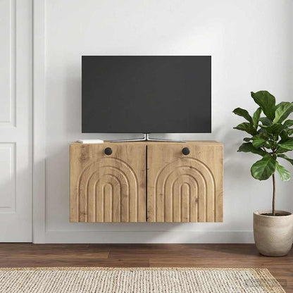 Mobile Porta TV da Muro 59,5 x 31 x 30 cm Rovere Artigianale
