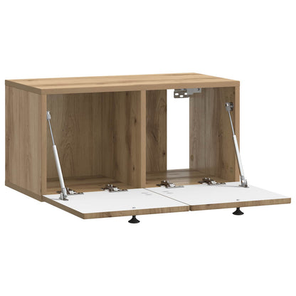 Mobile Porta TV da Muro Rovere Artigianale 59,5 x 31 x 30 cm