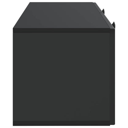 Mobile Porta TV da Muro Nero 78,5 x 31 x 30 cm