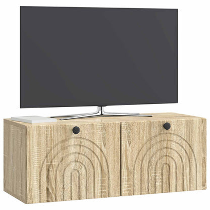 Mobile Porta TV da Muro Rovere Sonoma 78,5 x 31 x 30 cm