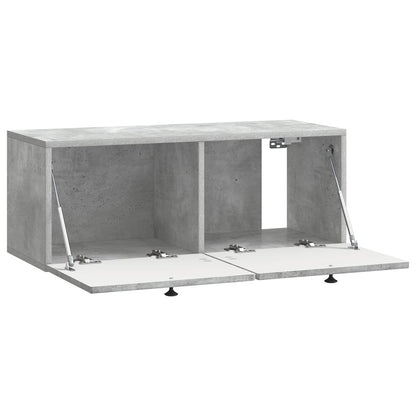 Mobile Porta TV da Muro Grigio Cemento 78,5 x 31 x 30 cm | homemem39
