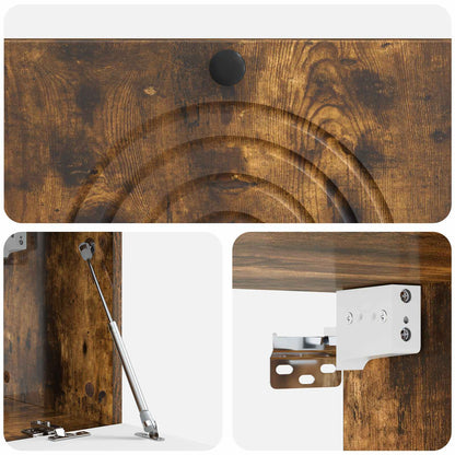 Mobile Porta TV da Muro Rovere Fumo 78,5 x 31 x 30 cm | homemem39