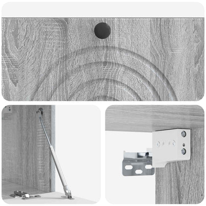 Mobile Porta TV da Muro Grigio Sonoma 78,5 x 31 x 30 cm | homemem39