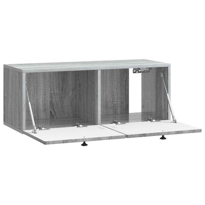 Mobile Porta TV da Muro Grigio Sonoma 78,5 x 31 x 30 cm | homemem39