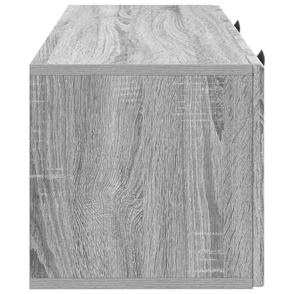 Mobile Porta TV da Muro Grigio Sonoma 78,5 x 31 x 30 cm | homemem39