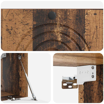 Mobile Porta TV da Muro Legno antico 78,5 x 31 x 30 cm | homemem39