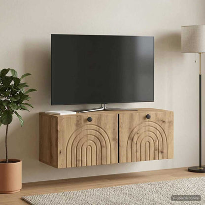 Mobile Porta TV da Muro 78,5 x 31 x 30 cm Rovere Artigianale