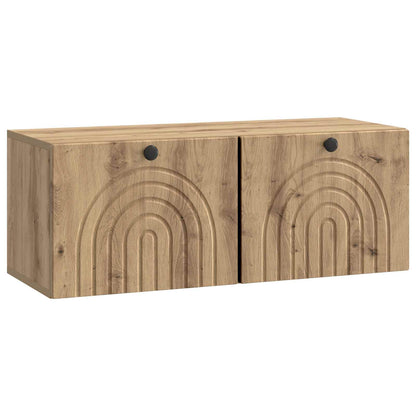 Mobile Porta TV da Muro 78,5 x 31 x 30 cm Rovere Artigianale