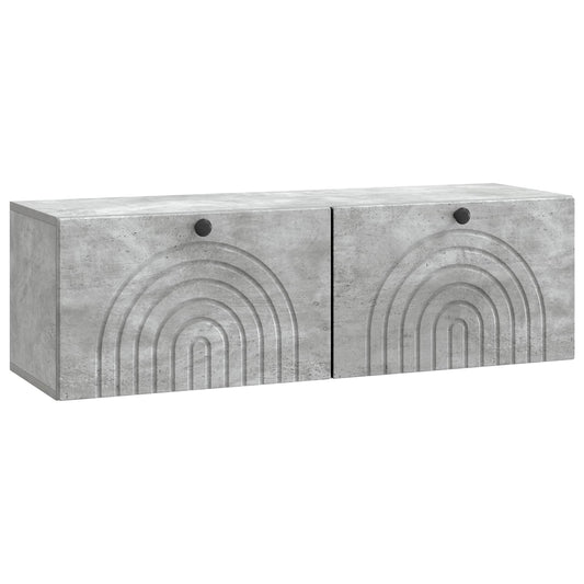 Mobile Porta TV da Muro Grigio Cemento 98 x 31 x 30 cm