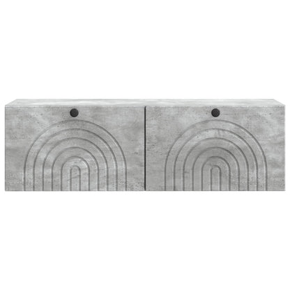 Mobile Porta TV da Muro Grigio Cemento 98 x 31 x 30 cm | homemem39