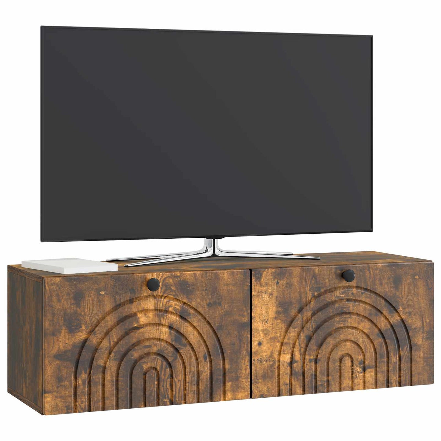 Mobile Porta TV da Muro Rovere Fumo 98 x 31 x 30 cm | homemem39