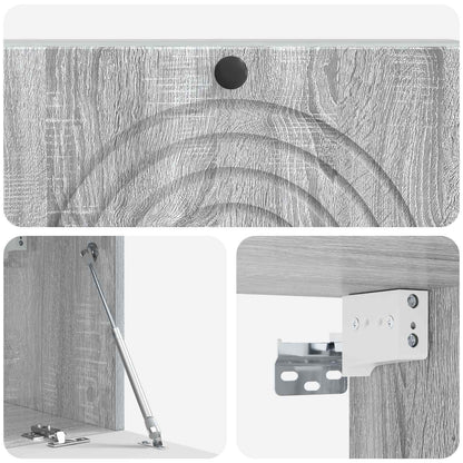 Mobile Porta TV da Muro Grigio Sonoma 98 x 31 x 30 cm | homemem39