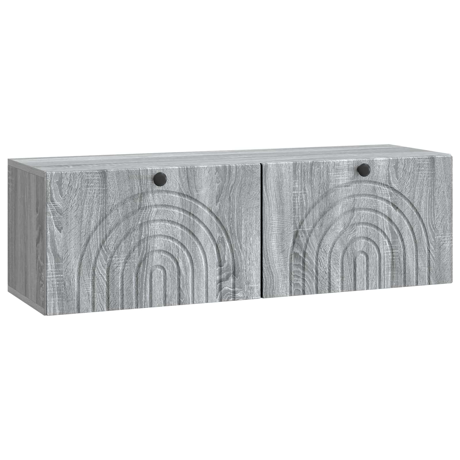 Mobile Porta TV da Muro Grigio Sonoma 98 x 31 x 30 cm | homemem39