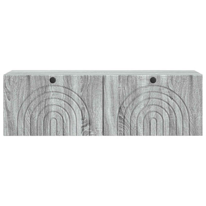 Mobile Porta TV da Muro Grigio Sonoma 98 x 31 x 30 cm | homemem39