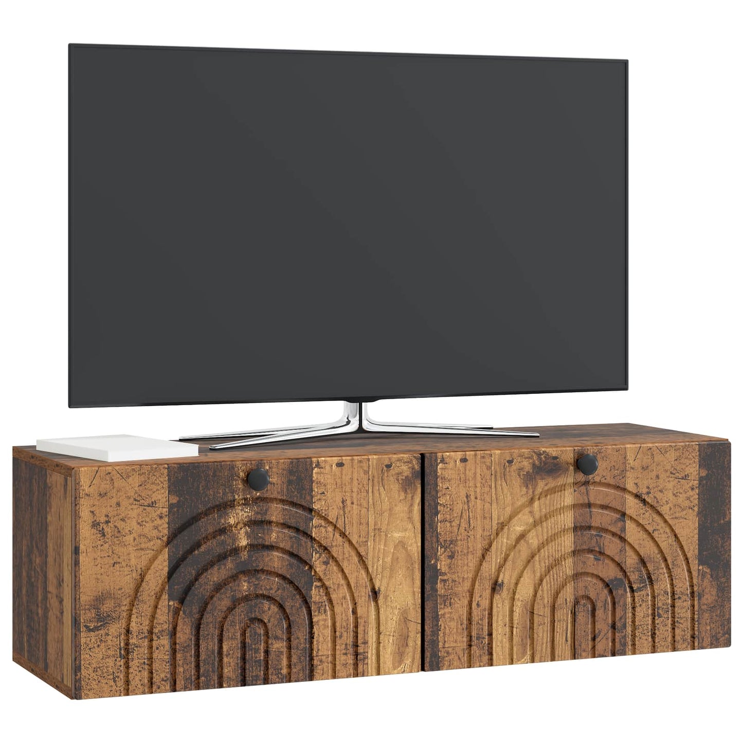 Mobile Porta TV da Muro Legno antico 98 x 31 x 30 cm | homemem39