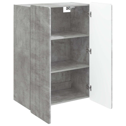 Mobiletto a muro Grigio Cemento 66 x 34,5 x 92 cm | homemem39