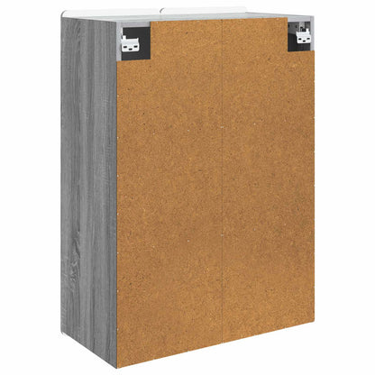 Mobiletto a muro Sonoma grigio 66 x 34,5 x 92 cm | homemem39
