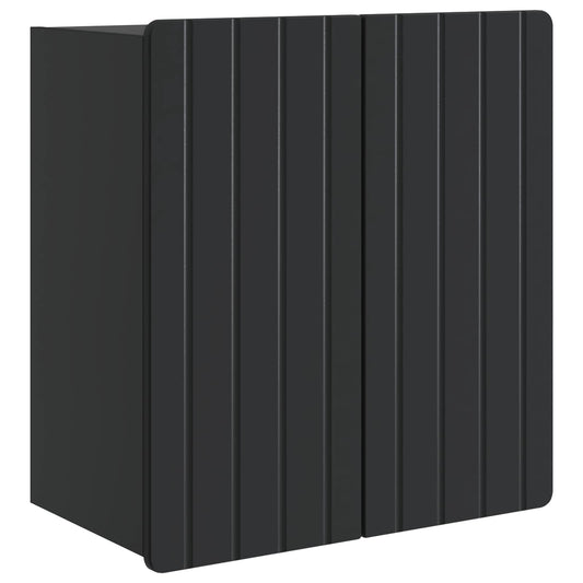 Mobiletto a muro Nero 59 x 31 x 64 cm Legno ingegnerizzato | homemem39