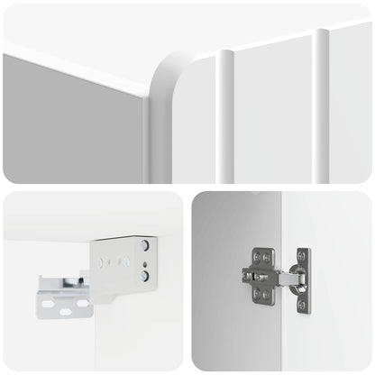 Mobiletto a muro Bianco Lucido 59 x 31 x 64 cm | homemem39