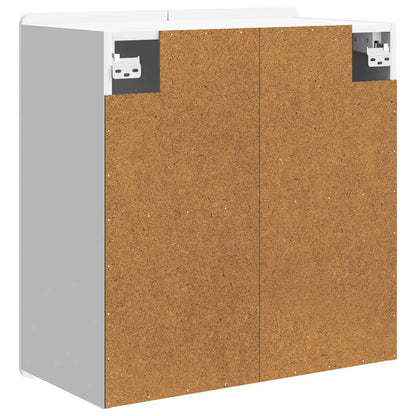 Mobiletto a muro Bianco Lucido 59 x 31 x 64 cm | homemem39