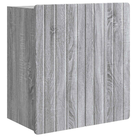 Mobiletto a muro Sonoma grigio 59 x 31 x 64 cm | homemem39