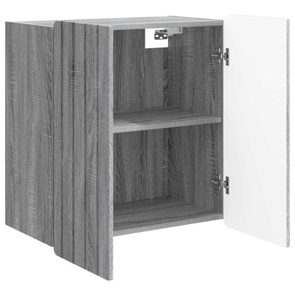 Mobiletto a muro Sonoma grigio 59 x 31 x 64 cm | homemem39