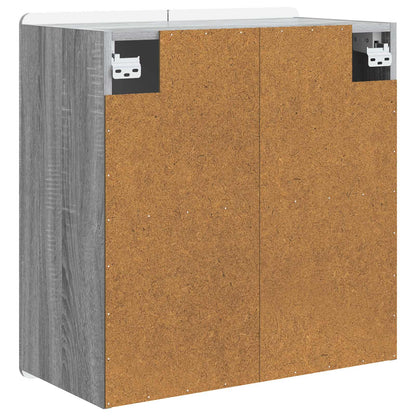 Mobiletto a muro Sonoma grigio 59 x 31 x 64 cm | homemem39