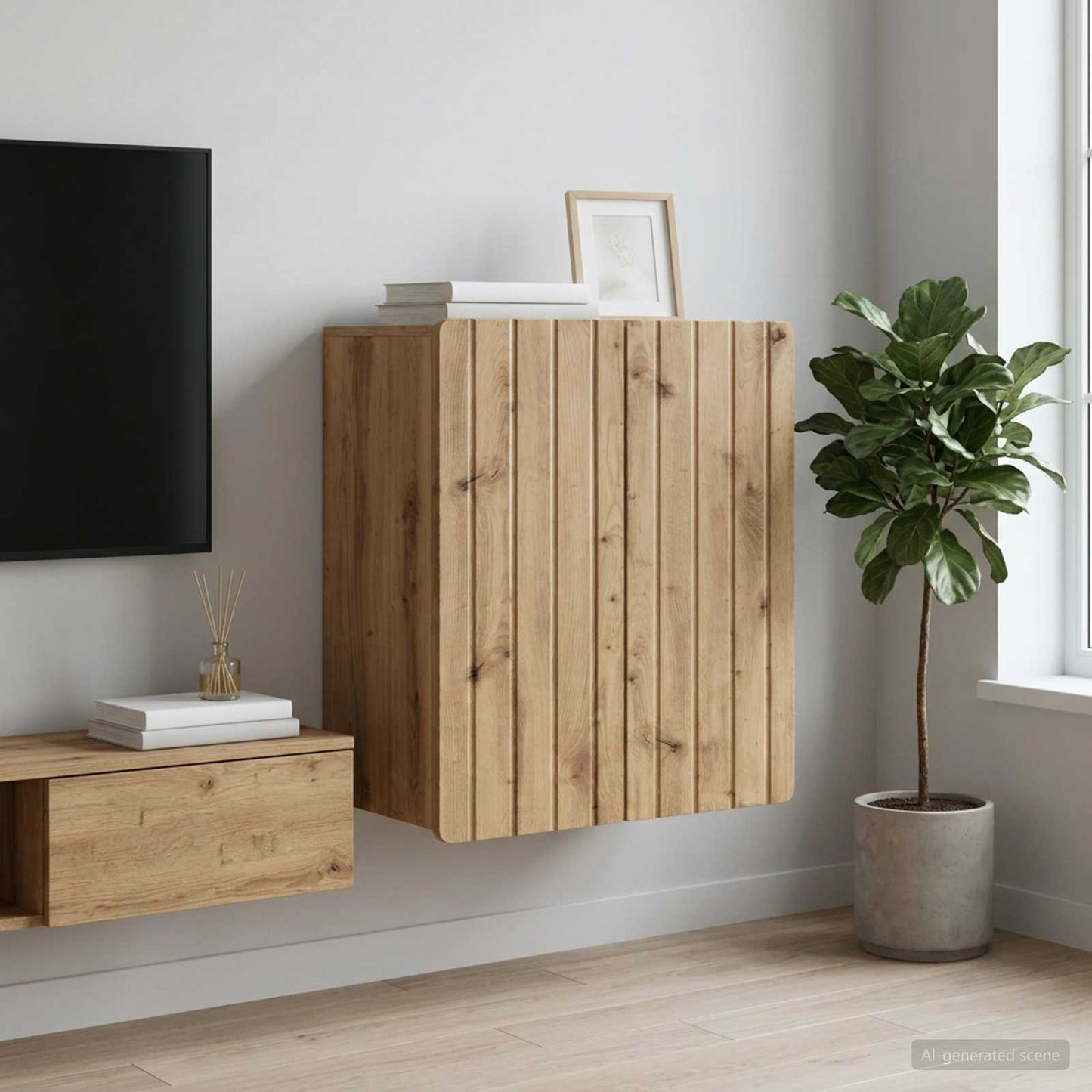 Mobiletto a muro 59 x 31 x 64 cm Legno ingegnerizzato
