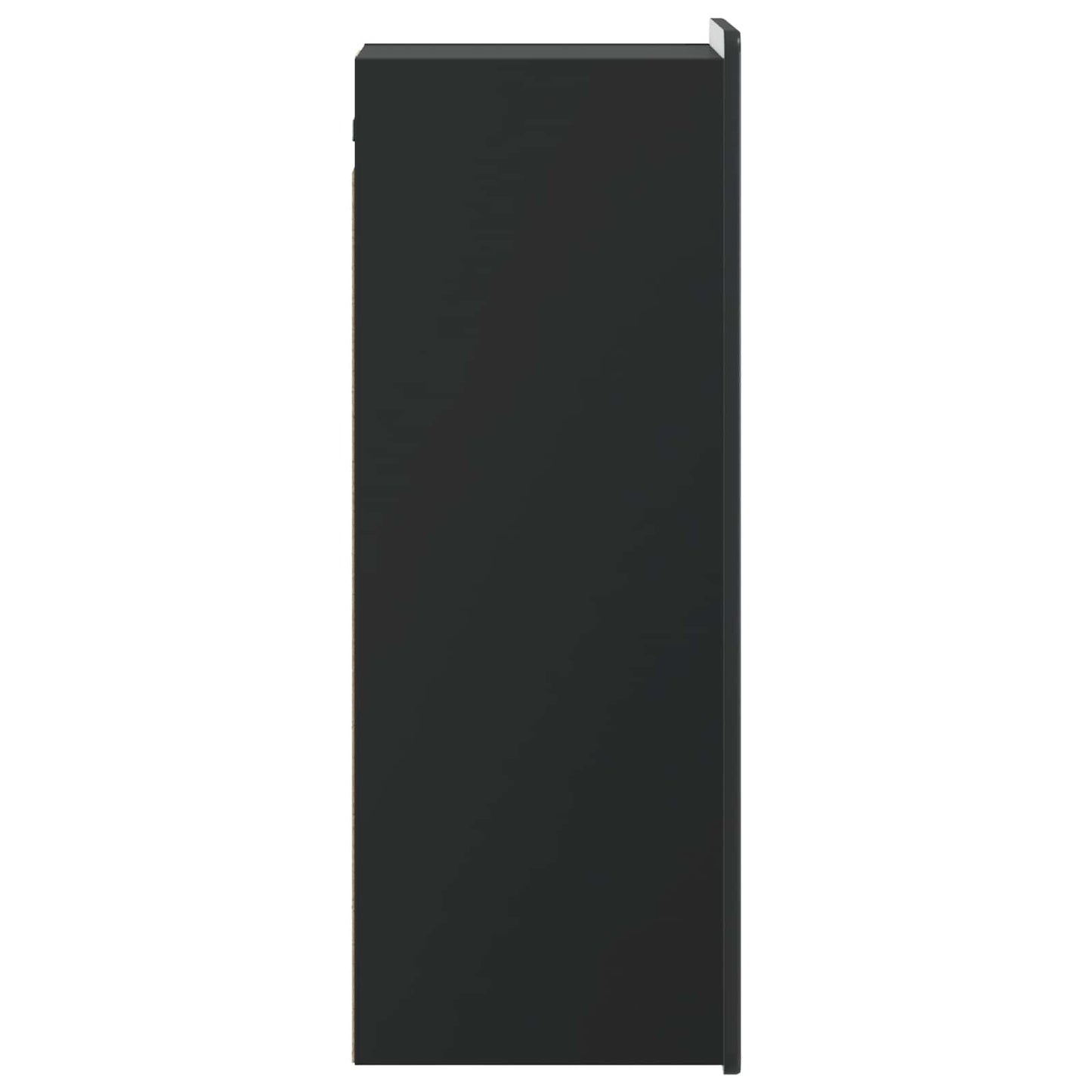 Mobiletto a muro Nero 33 x 34,5 x 94 cm Legno ingegnerizzato | homemem39