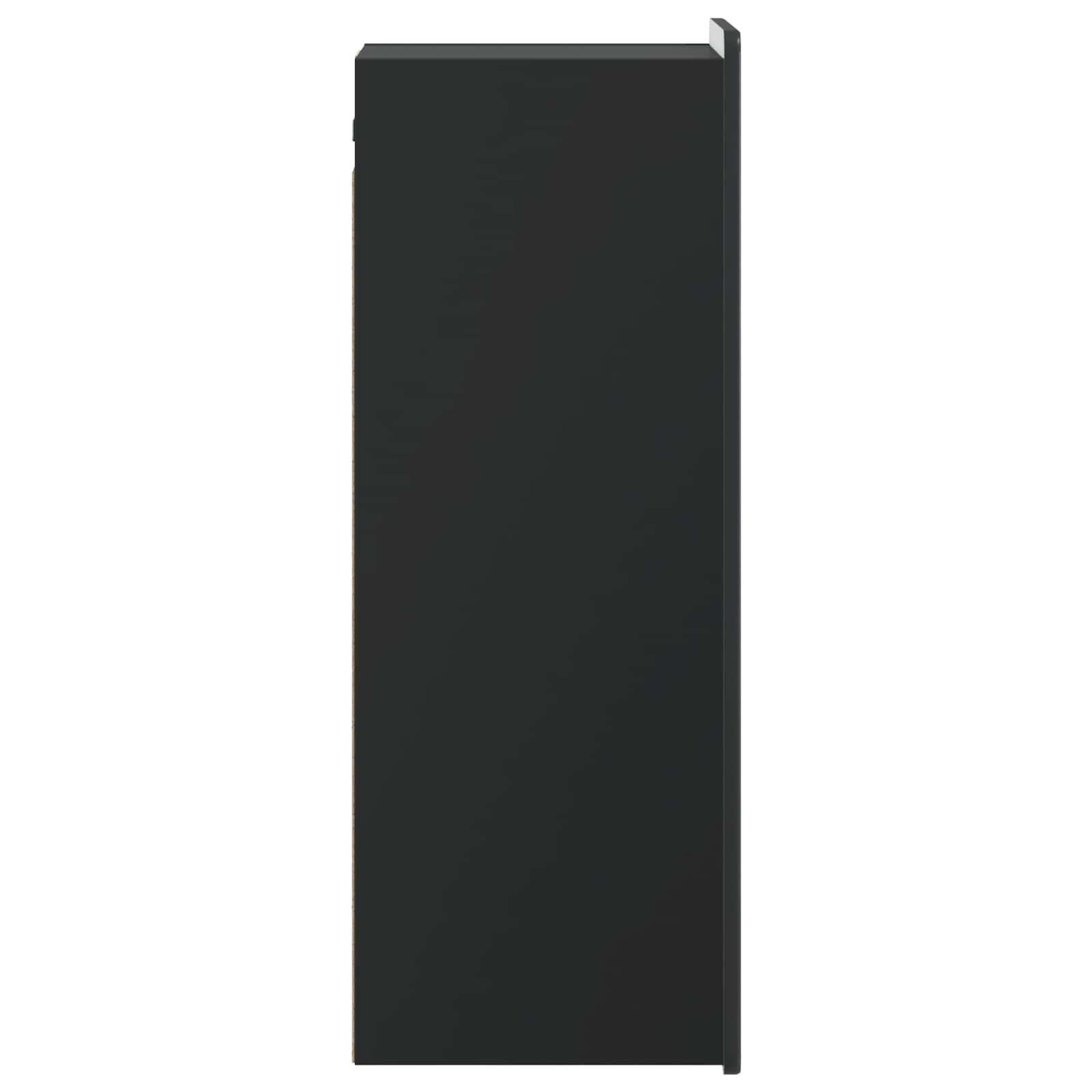 Mobiletto a muro Nero 33 x 34,5 x 94 cm Legno ingegnerizzato | homemem39