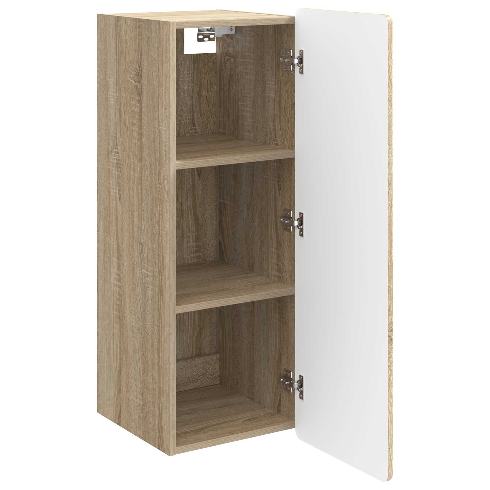 Mobiletto a muro Rovere Sonoma 33 x 34,5 x 94 cm | homemem39