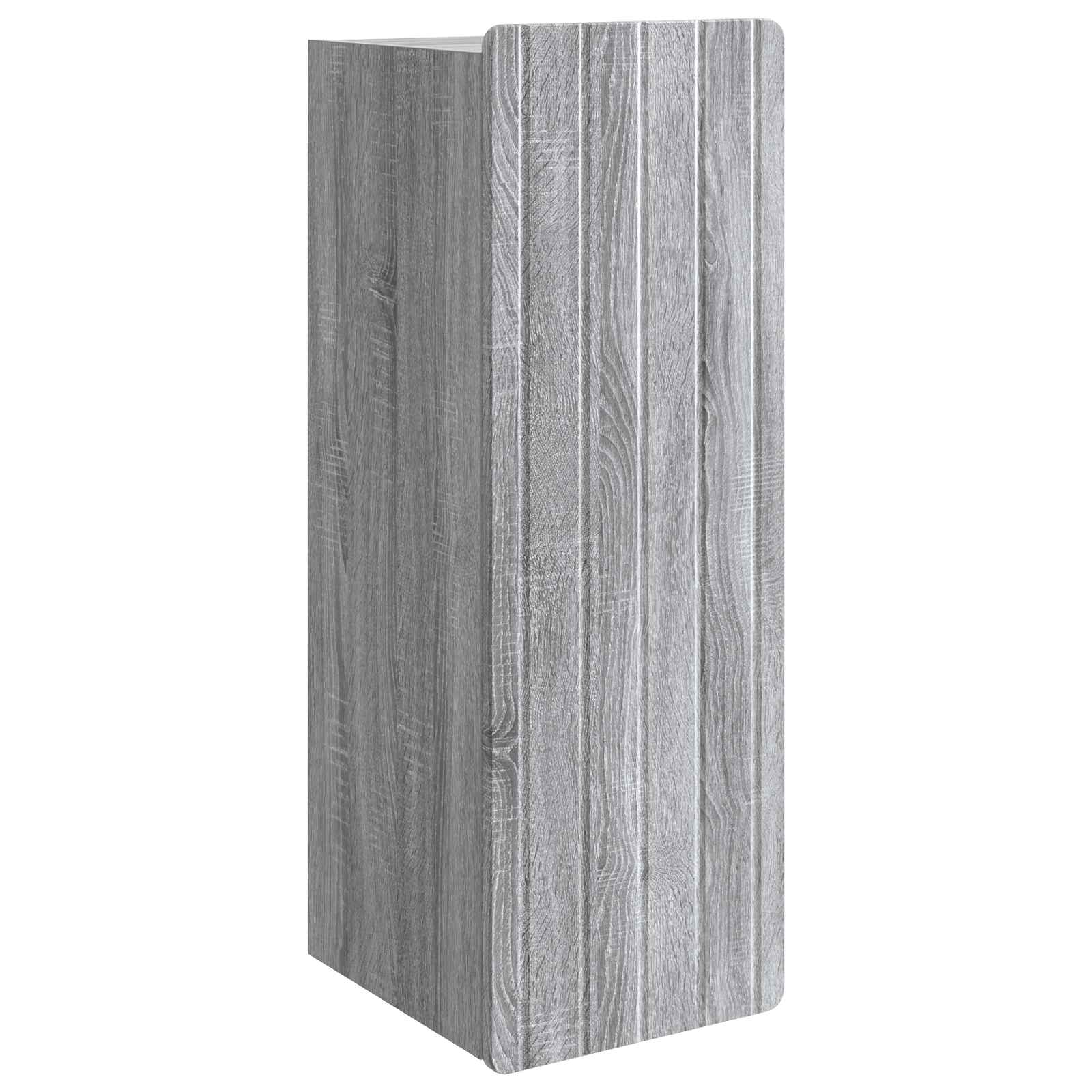 Mobiletto a muro Sonoma grigio 33 x 34,5 x 94 cm | homemem39