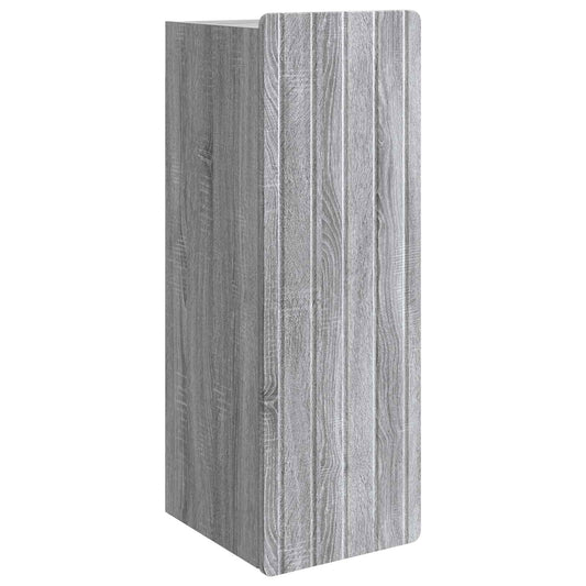 Mobiletto a muro Sonoma grigio 33 x 34,5 x 94 cm | homemem39