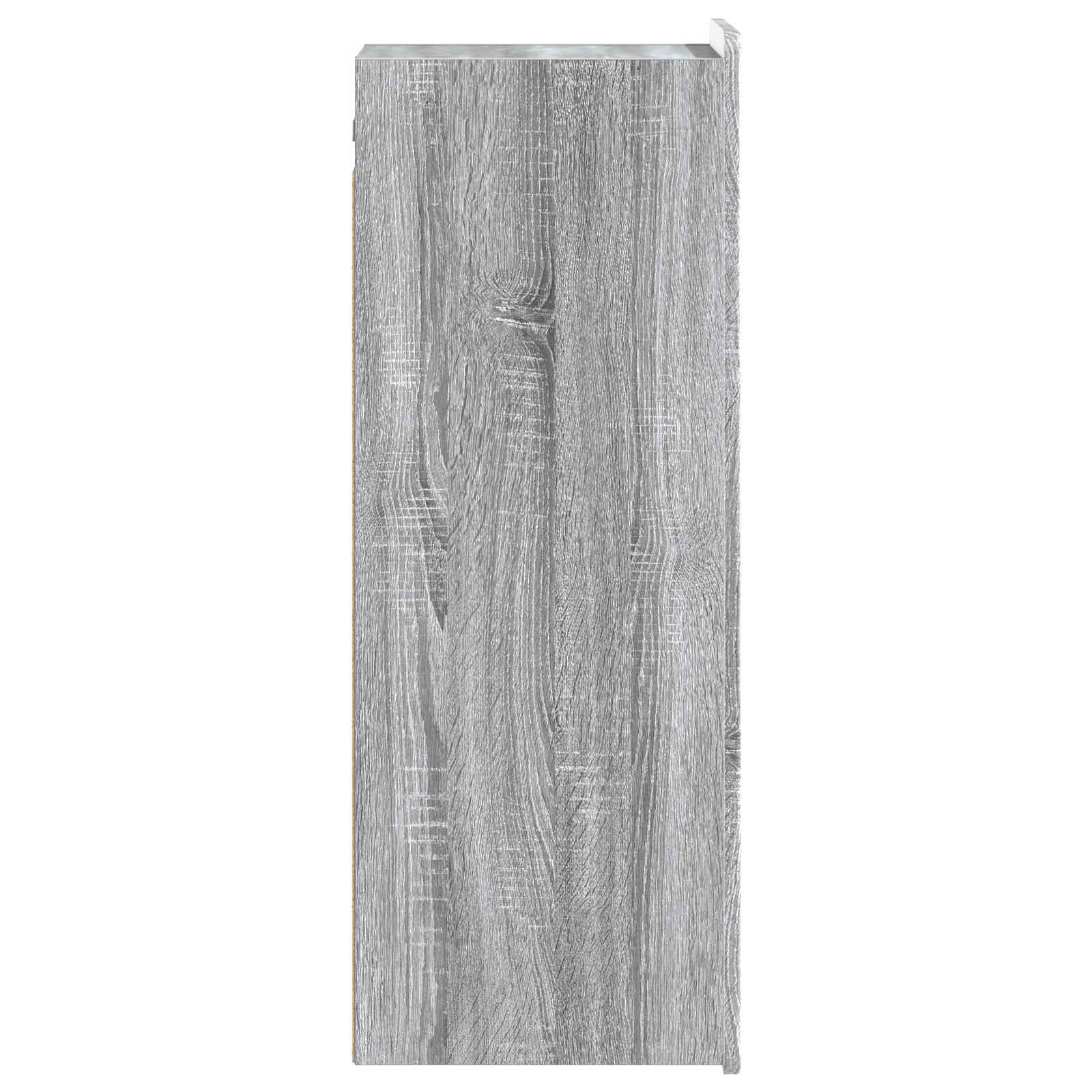 Mobiletto a muro Sonoma grigio 33 x 34,5 x 94 cm | homemem39