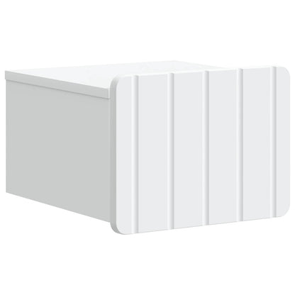 Mobiletto da notte a muro 2 pcs Bianco 33 x 34,5 x 24 cm | homemem39