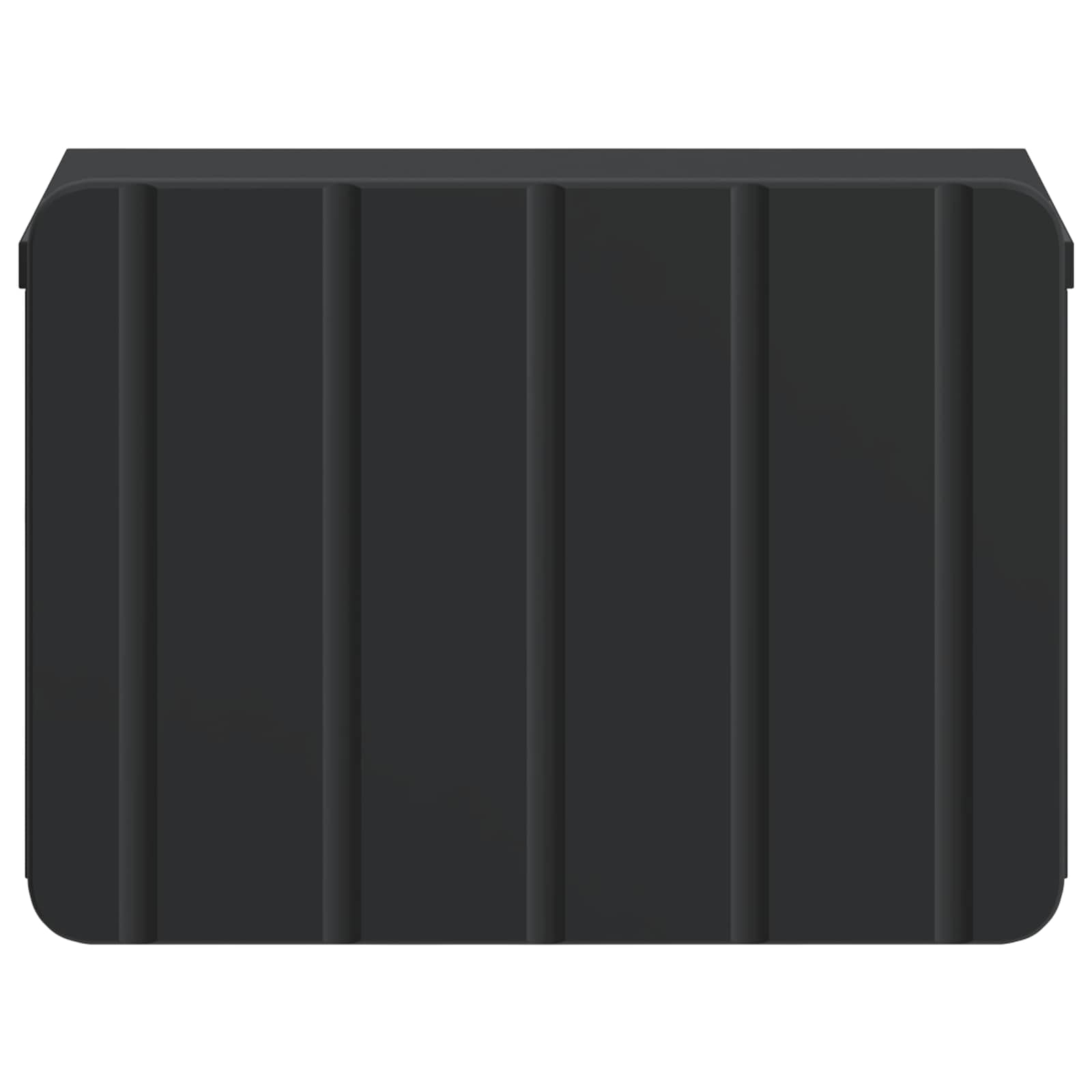 Mobiletto da notte a muro 2 pcs Nero 33 x 34,5 x 24 cm | homemem39