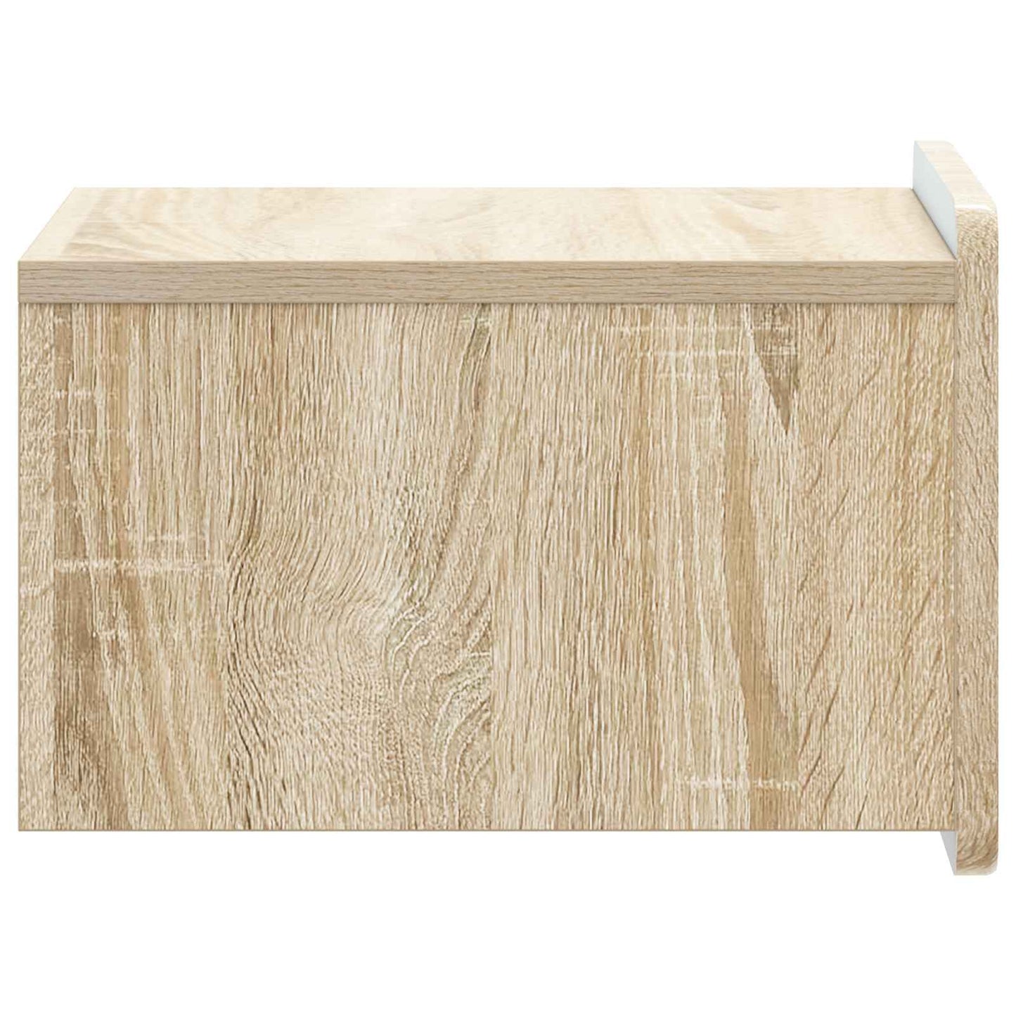 Mobiletto da notte a muro Rovere Sonoma 33 x 34,5 x 24 cm