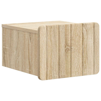 Mobiletto da notte a muro 2 pcs Rovere Sonoma 33 x 34,5 x 24 cm | homemem39