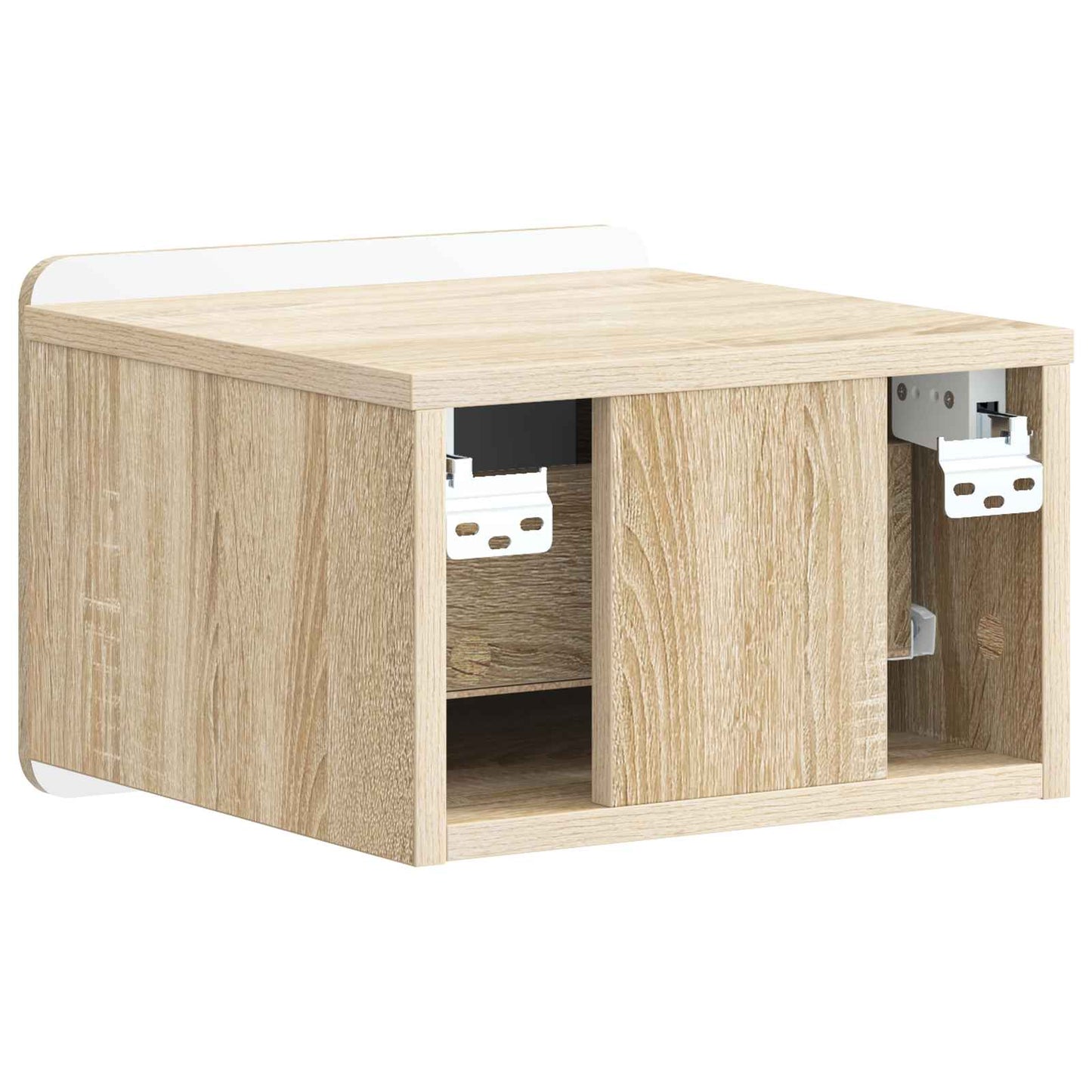 Mobiletto da notte a muro 2 pcs Rovere Sonoma 33 x 34,5 x 24 cm | homemem39