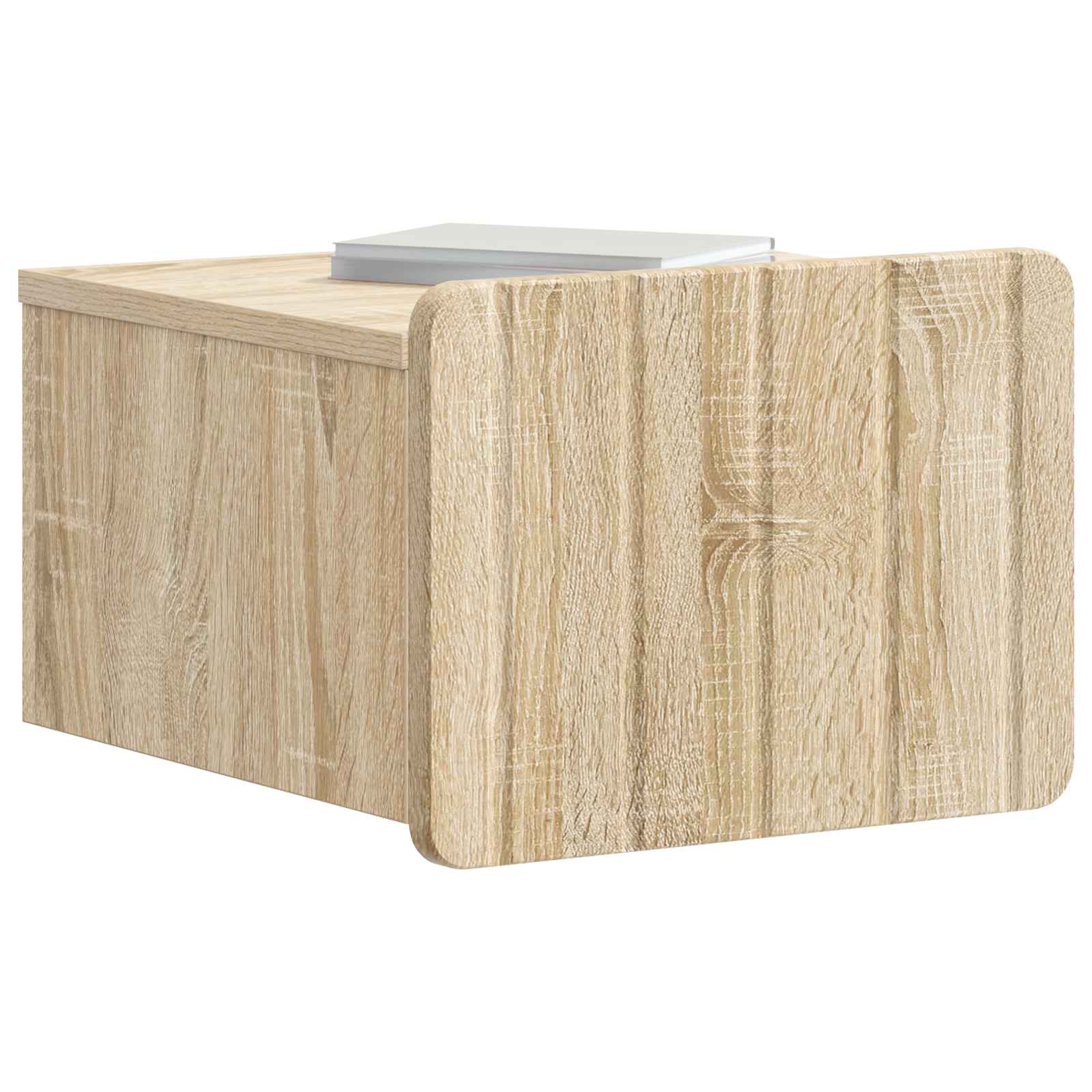 Mobiletto da notte a muro 2 pcs Rovere Sonoma 33 x 34,5 x 24 cm | homemem39