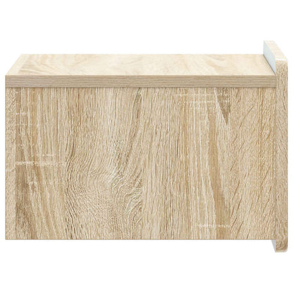 Mobiletto da notte a muro 2 pcs Rovere Sonoma 33 x 34,5 x 24 cm | homemem39